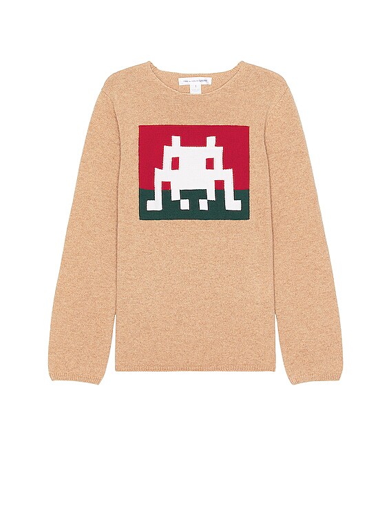 COMME des GARCONS SHIRT Giant Logo Sweater in Brown | FWRD