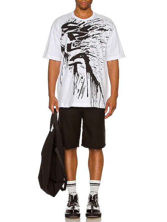 COMME des GARCONS SHIRT Christian Marclay Print Tee in White | FWRD