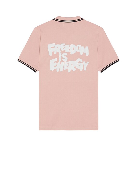x FRED PERRY "FREEDOM is ENERGY" Polo
