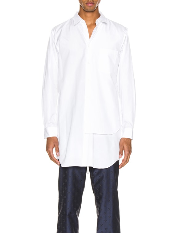 COMME des GARCONS Homme Plus Shirt in White FWRD