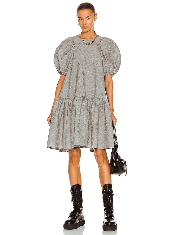 Jolly Footpad om Cecilie Bahnsen Alexa Dress in Dove Grey | FWRD