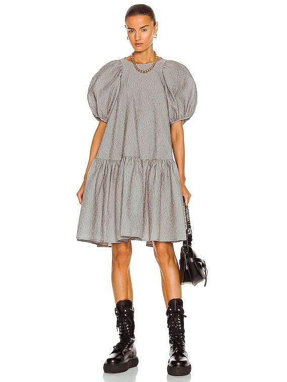 Cecilie Bahnsen Alexa Dress in Dove Grey | FWRD