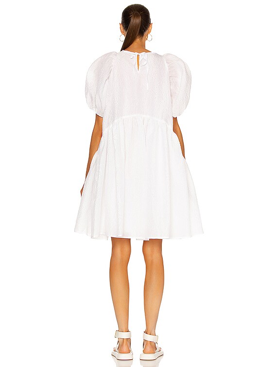 Cecilie Bahnsen Alexa Dress in Ecru | FWRD