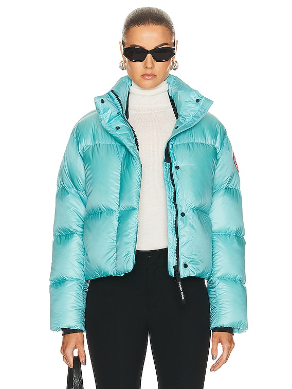 Cypress Cropped Puffer Jacket in Blue - Canada Goose