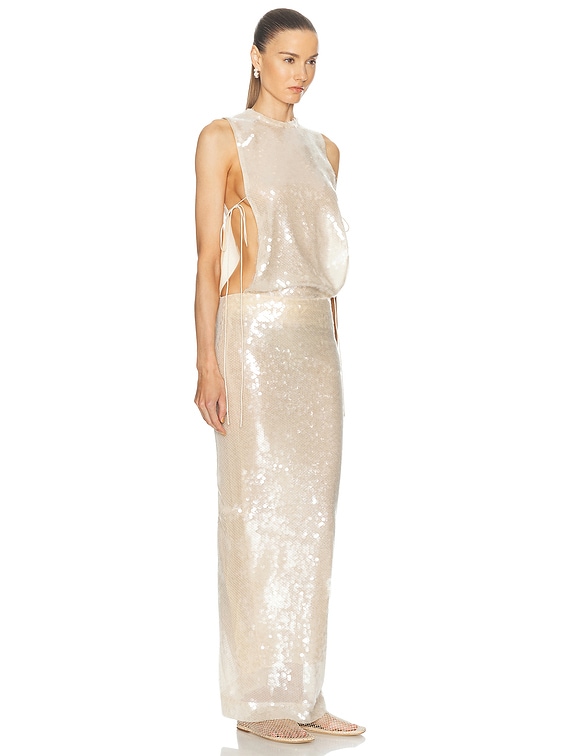 Lucent Sequin Separation Gown