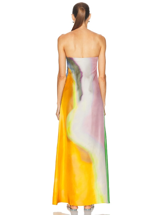 aura silk strapless dress Aura Silk Strapless Dress | CHRISTOPHER ESBER