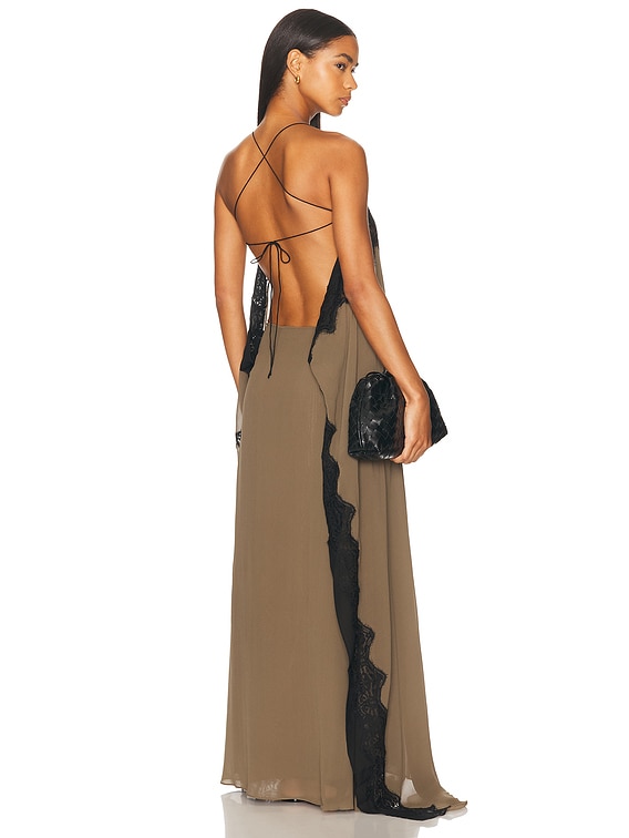 Verve Lace Floating Silk Dress