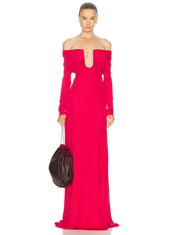 strapless champagne dress Salvin Strapless Maxi Dress | Champagne | Womens