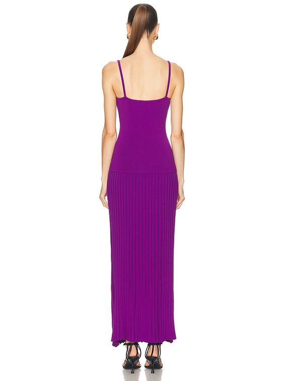 Christopher Esber Salacia Wire Sunray Dress in Pelisse | FWRD
