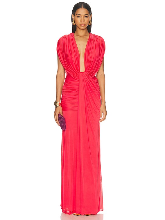 lord and taylor evening dresses on sale WaterMelon Prom Dresses,Prom Dress with Sleeves,Long Prom Dress,PD00330, US8 / WaterMelon main image 1