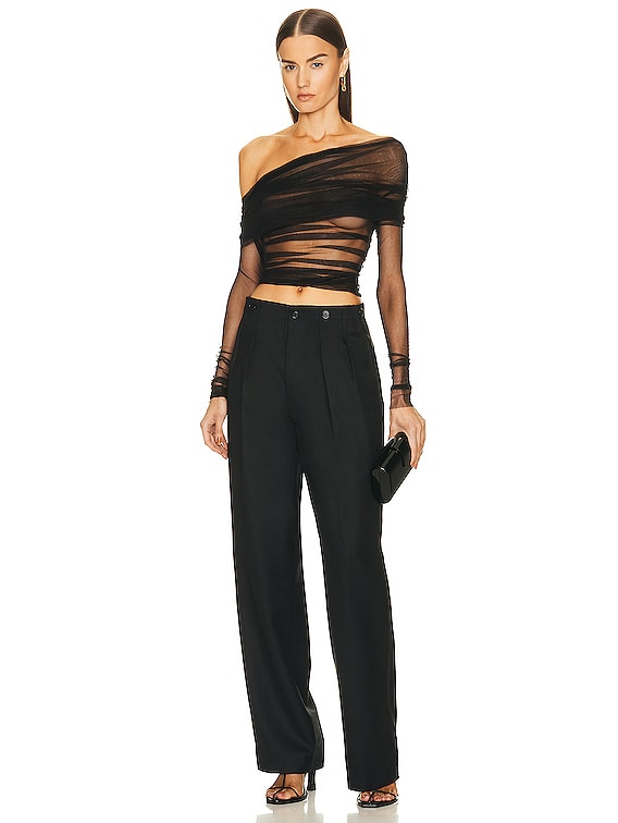 正規店仕入れの in Top Veiled Esber Christopher Black FWRD | トップス