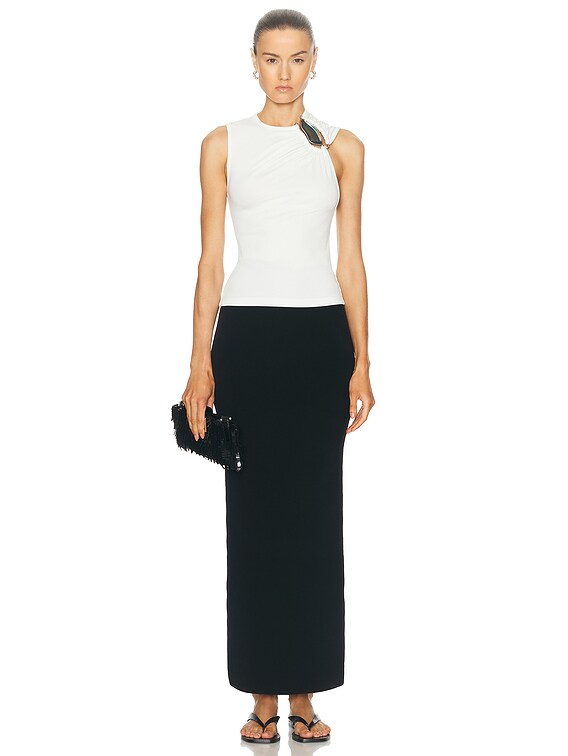 Christopher Esber Moodstone Tank Top in White | FWRD