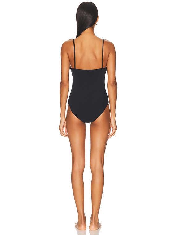 christopher esber ワンピース Christopher Esber - Black Looped Halter One-Piece Swimsuit