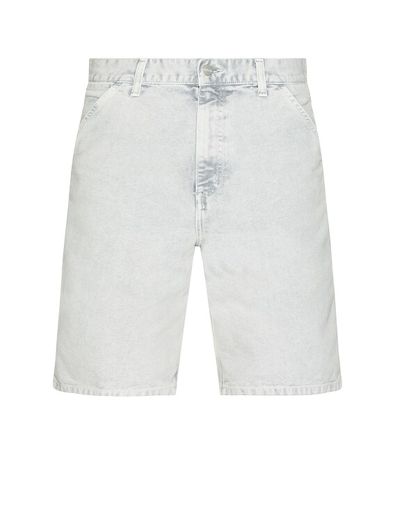 Carhartt WIP SINGLE KNEE ショートパンツ - Chalk Wash Black | FWRD
