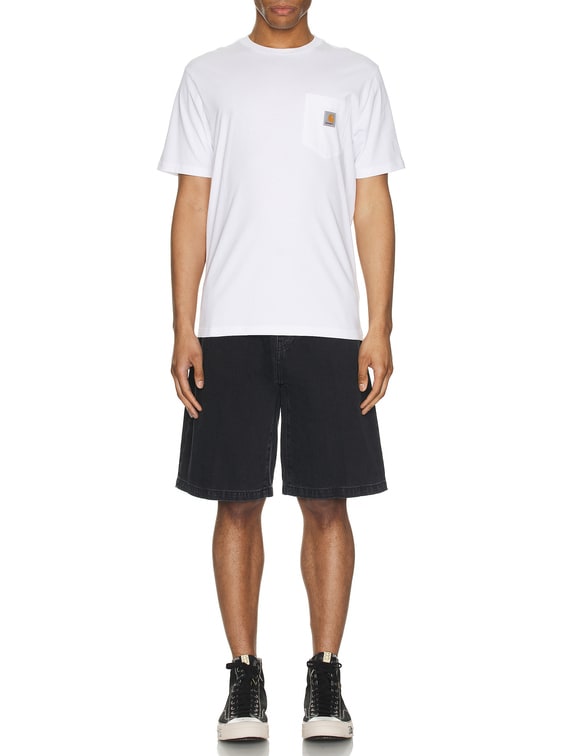 Carhartt WIP Landon Short in Black Stone Washed | FWRD