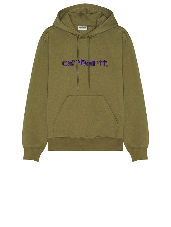 Carhartt WIP Hooded Sweatshirt in Capulet Aura FWRD