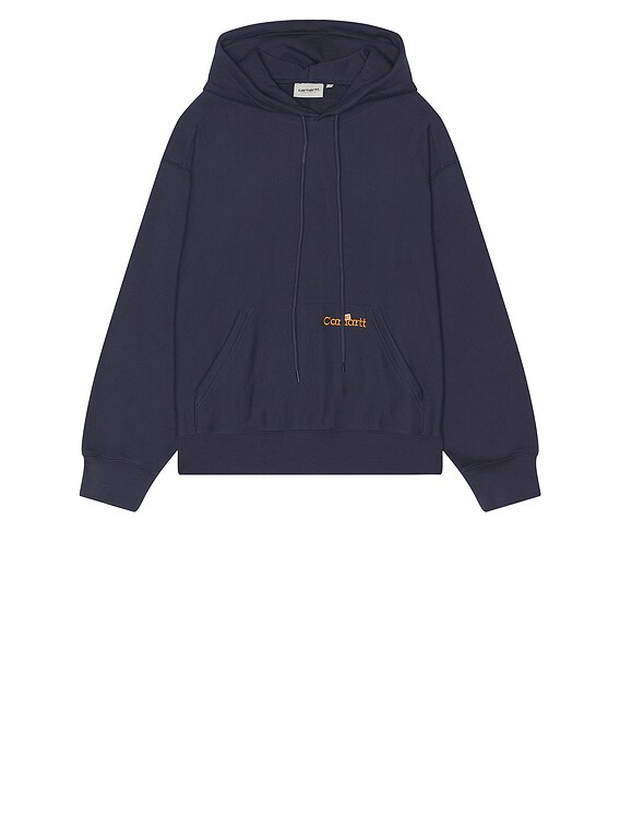 Carhartt WIP LABEL SCRIPT パーカー - Blue | FWRD