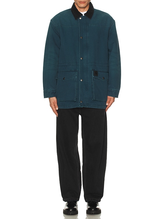 Carhartt WIP OG SANTA FE コート - Stone Canvas Deep Lagoon & Black 