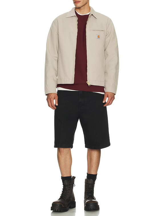 ジャケット・アウター Carhartt Canvas MA-1 Jacket Detroit 4 Carhartt WIP Detroit Jacket Dearborn Canvas Heavy Stone Wash