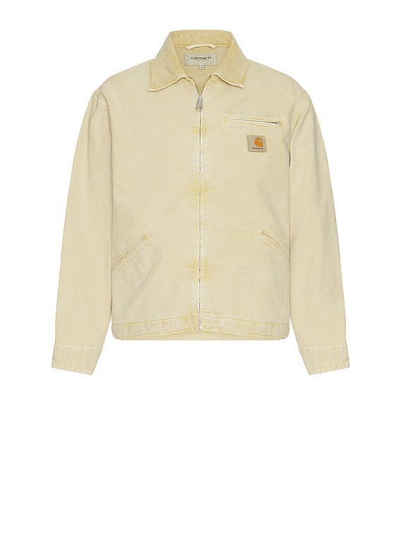 Carhartt WIP OG Detroit Jacket in Chalk Wash Dusty Hamilton Brown