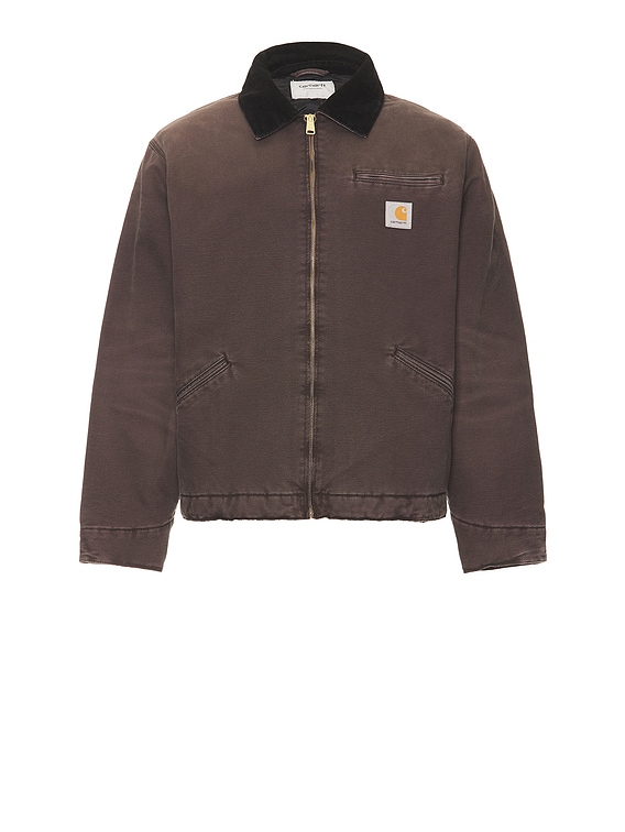 Carhartt WIP OG Detroit Jacket in Tobacco & Black | FWRD