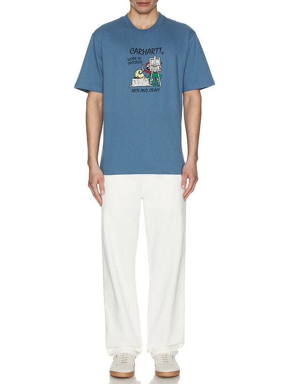 ★2024SS新作★CARHARTT★S/S ART SUPPLY T-SHIRT Carhartt WIP Short Sleeve Art Supply T-shirt in Sorrent | FWRD