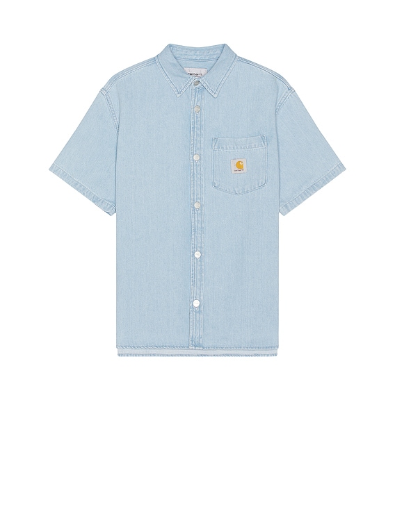 Carhartt WIP S/S シャツ - Blue Stone Bleached | FWRD