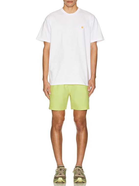 ★2024SS新作★CARHARTT★CHASE SWIM TRUNKS Carhartt WIP Chase Swim Trunks (Dark Fir/Gold) - Commonwealth