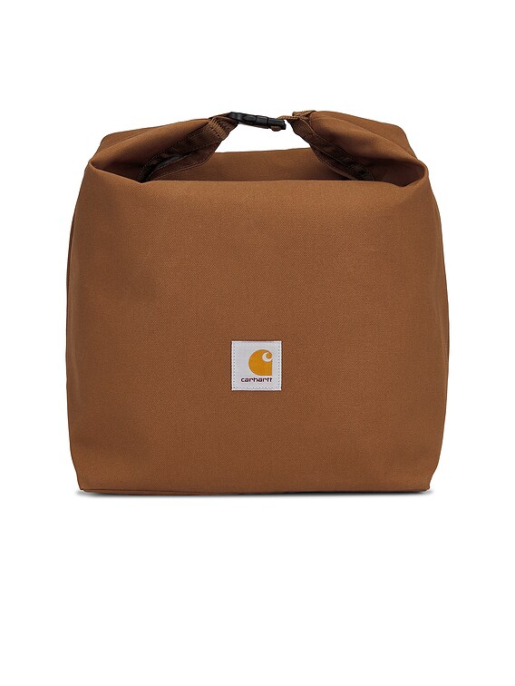 Carhartt WIP Canvas Roll-Up Insulated Bag in Hamilton Brown | FWRD