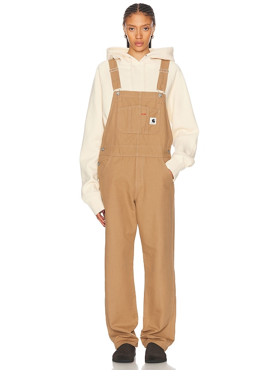 Carhartt ベージュ オーバーオール CARHARTT WIP Carhartt WIP Bib Overall in Peanut Rinsed | FWRD