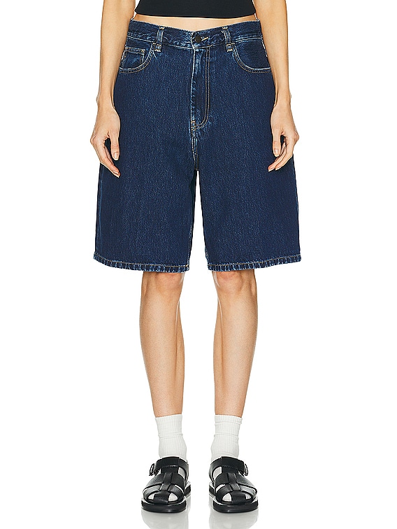 Carhartt WIP Brandon Short in Blue Stone Washed | FWRD