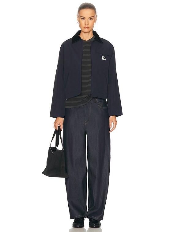 Carhartt WIP Newkirk Summer Jacket in Deep Night & Black | FWRD