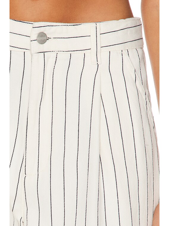 Carhartt WIP Hendry Pant in Seaton Stripe, Wax, & Dark Navy | FWRD