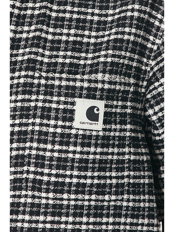 Carhartt WIP Short Michigan Shirt in Kander Check & Black | FWRD