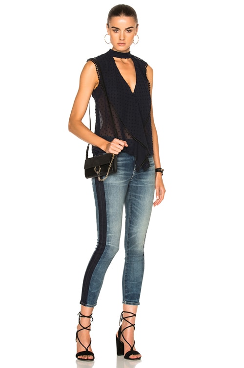 Rocket Crop High Rise Skinny