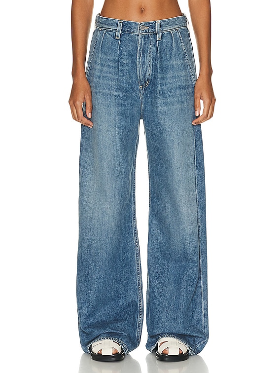 Citizens of Humanity Maritzy Pleated Trouser in Mojo | FWRD