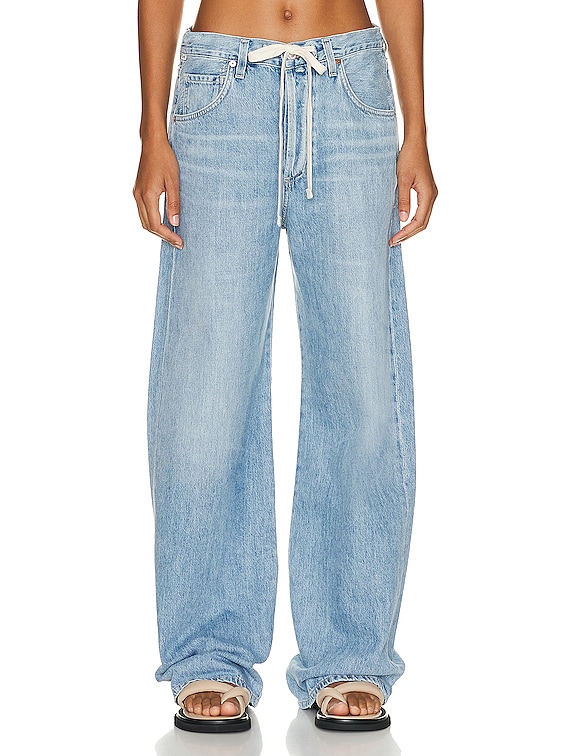 Citizens of Humanity Brynn Drawstring Trouser in Blue Lace Citizens of Humanity Brynn Drawstring Trouser in Blue Lace