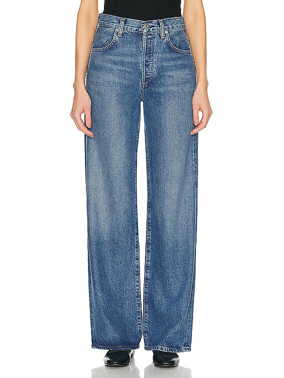パンツ L'Appartement ANNINA DENIM 25 Citizens of Humanity Annina Wide Leg in Siesta | FWRD