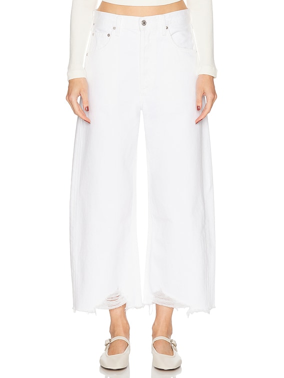 Ayla Undone Hem Crop Jeans