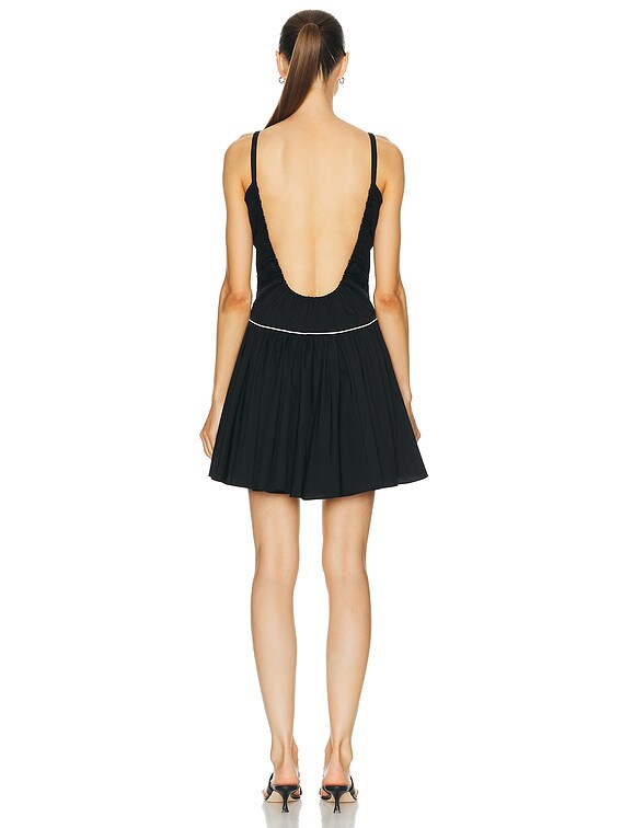 off white black mini dress Black Off-Shoulder Mini Dress main image 0