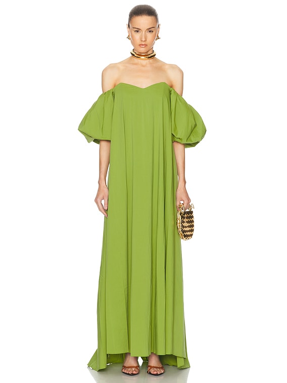 CAROLINE CONSTAS PALMER ドレス - Pistachio | FWRD 