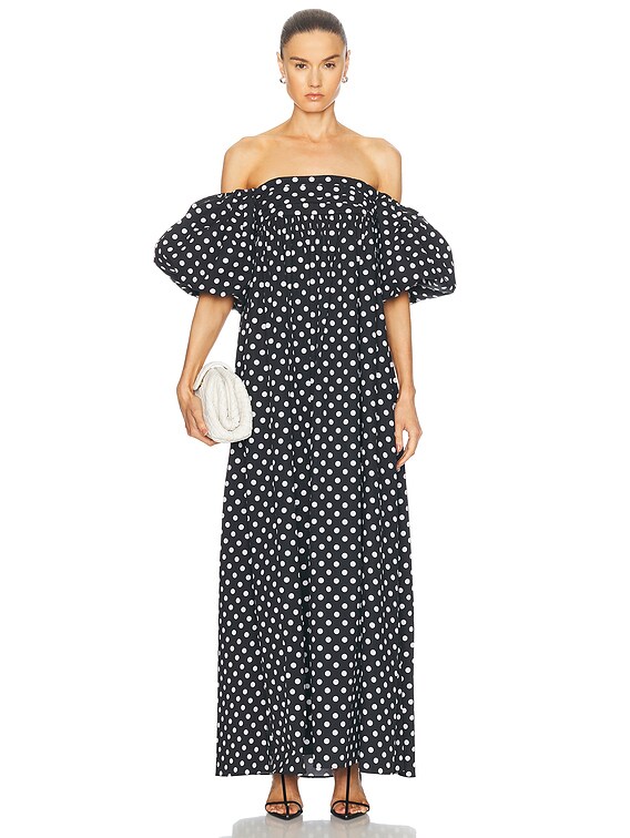 chinese dress ladies EMILIA RUCHED EMPIRE MAXI DRESS
