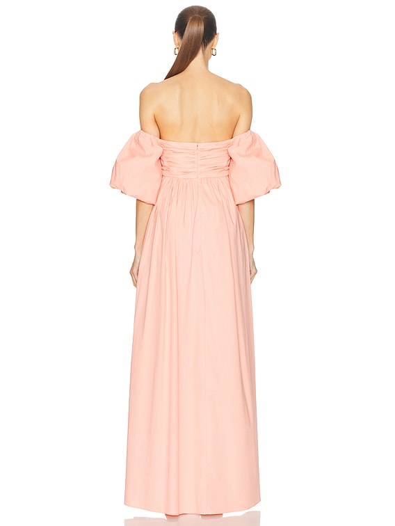 pink cocktail dress for women ASHLEYlauren 4788 Off Shoulder Bow A Line Cocktail Dress