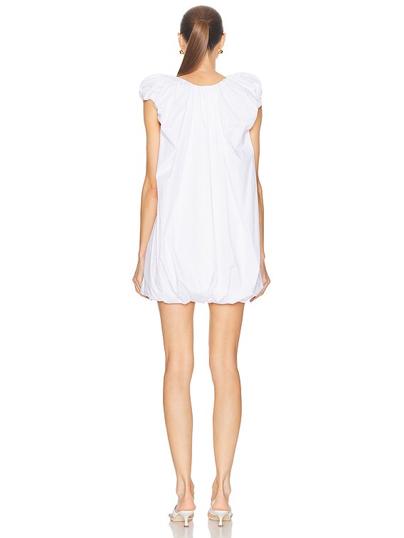 sachin and babi light blue dress we11done Drop Waist Bubble Mini Cable Dress - white main image 0