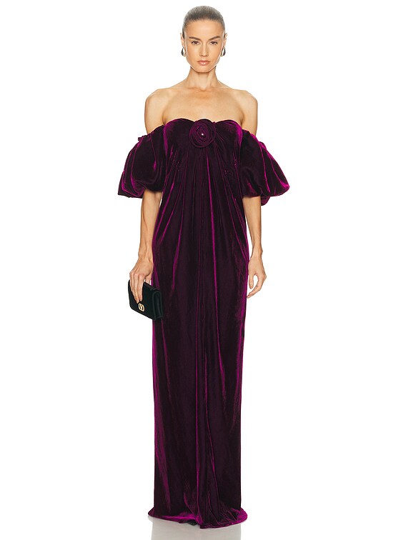 CAROLINE CONSTAS Rylin Dress in Phlox | FWRD
