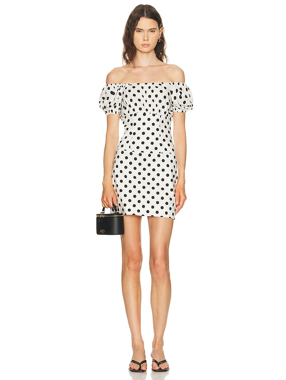 Caroline Constas Calla Mini Dress in White - Size L