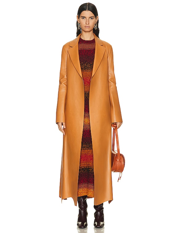Chloe - 最終価格Chloé cashmere cherry knit. Chloe Multicolor Cashmere Long Dress in Sunset Orange | FWRD