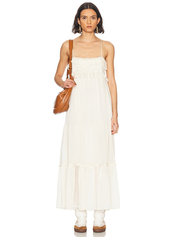 ◆GLOWNY◆ THE CHLOE DRESS WHITE GY24CLBOP002WH Gabriela Hearst Ends Her Chloé Tenure With a Samba Party on