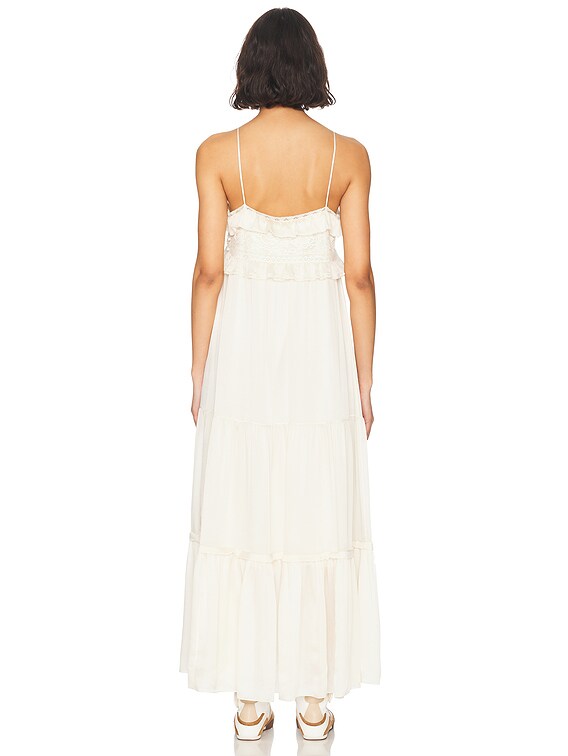 mini white flowy dress Flowy Sequin V-Neck Short Dress With Pockets main image 0