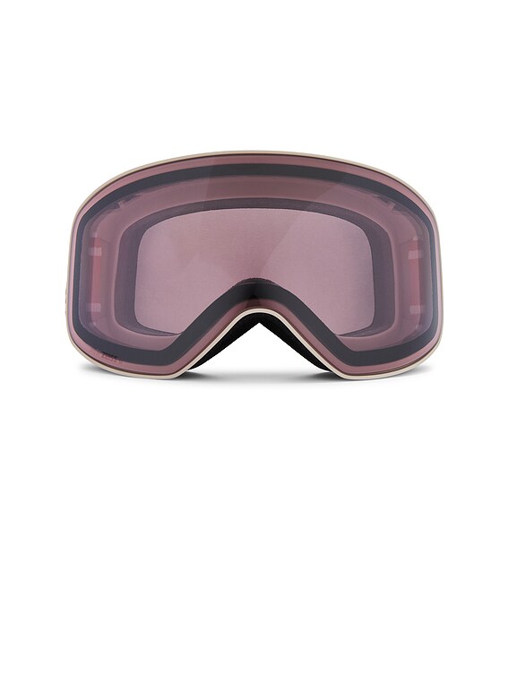 Chloe Cassidy Ski Goggles in Ivory & Pink | FWRD